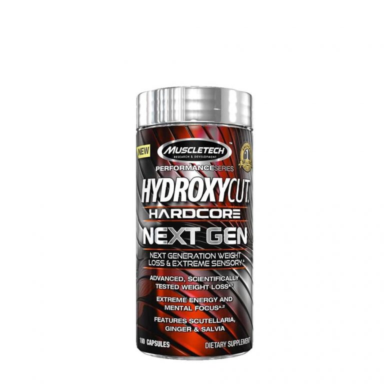 Muscletech Hydroxycut Hardcore Next Gen 100 Capsulas Chutamax