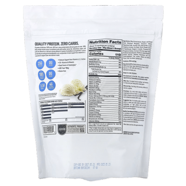 Isopure Zero Carb 1 Lb 15 Servicios - Image 2