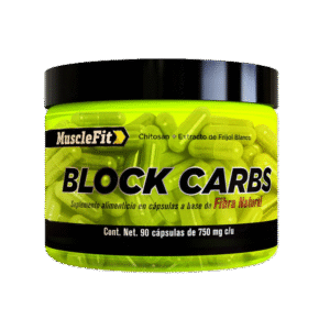 Musclefit BLOCK CARBS Blockeador de Carbohidratos y Grasas  90 Caps