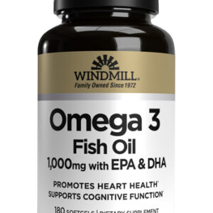 Windmill Omega 3 Fish Oil 1000mg 180 Cápsulas