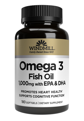 Windmill Omega 3 Fish Oil 1000mg 180 Cápsulas
