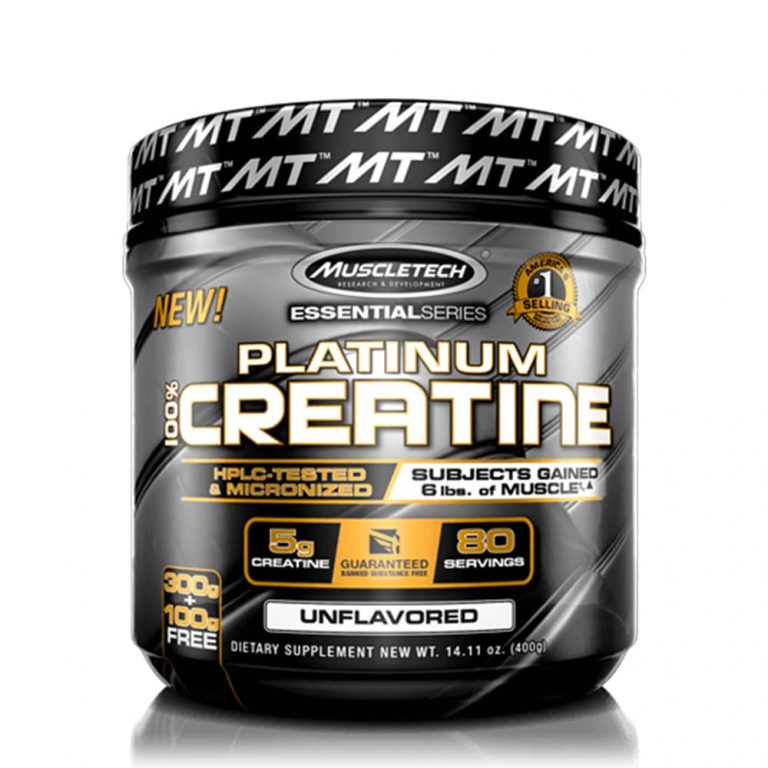 Muscletech Platinum 100 Creatine 400 Gramos 80 Servicios Chutamax 9070