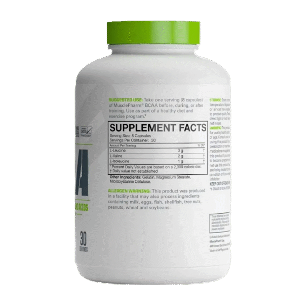 Musclepharm Essentials BCAA 240 capsulas - Image 2