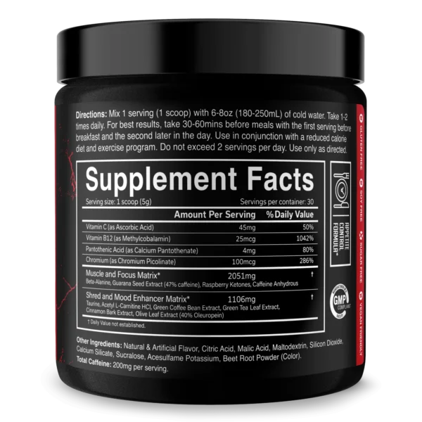 JNX Sports The Ripper Fat Burner30 servicios - Image 2