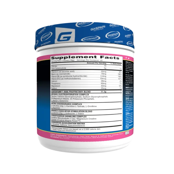 GASPARI SUPER PUMP MAX 40 SERVICIOS - Image 2