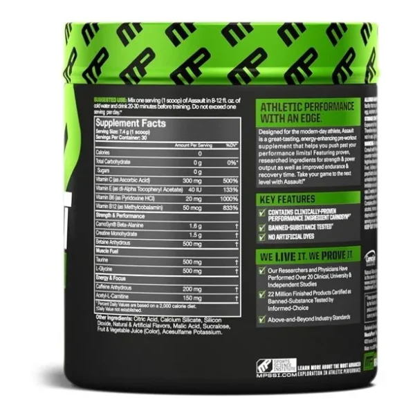 MusclePharm Assault 30 servicios - Image 2