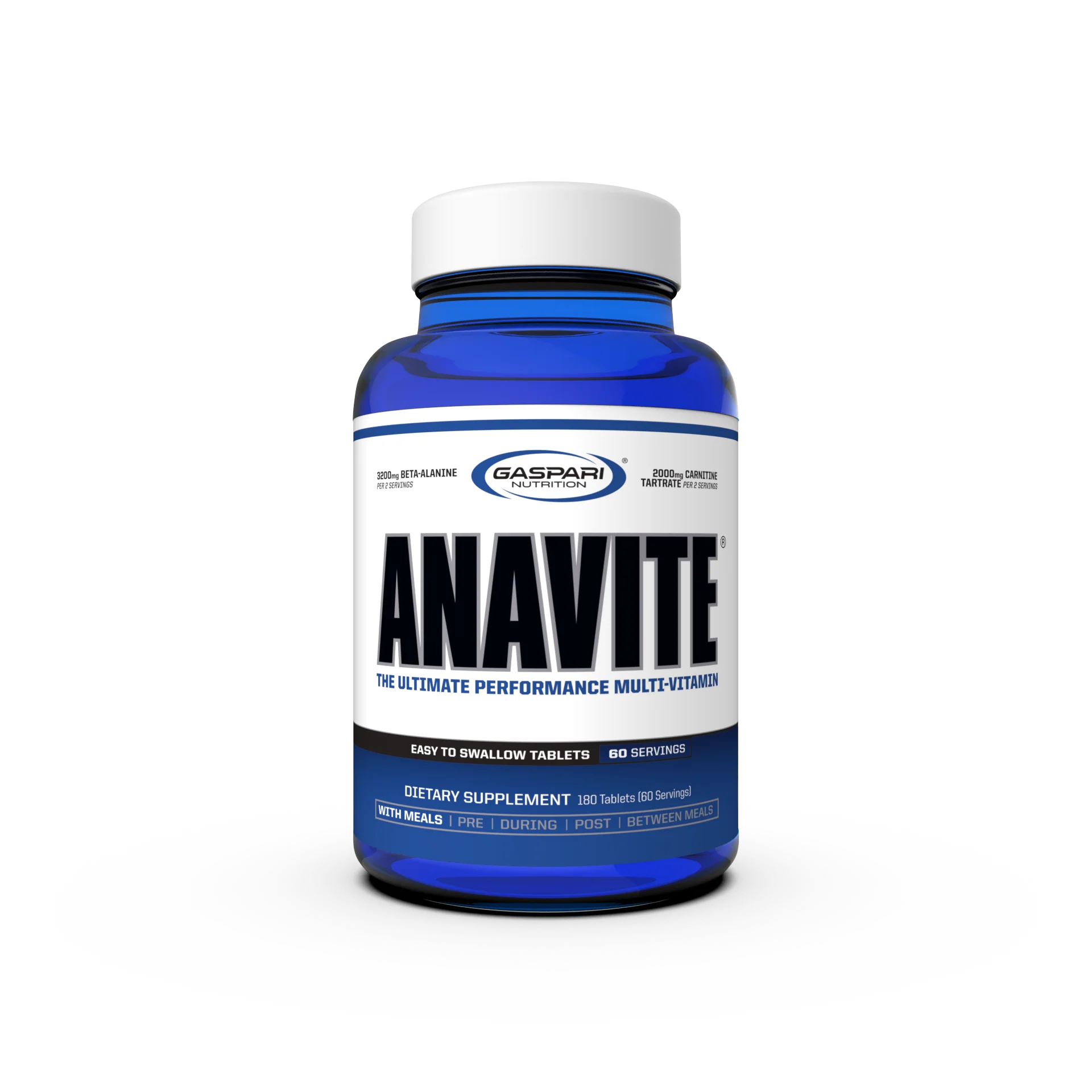 Gaspari Nutrition Multivitaminico Anavite 180 Tabletas