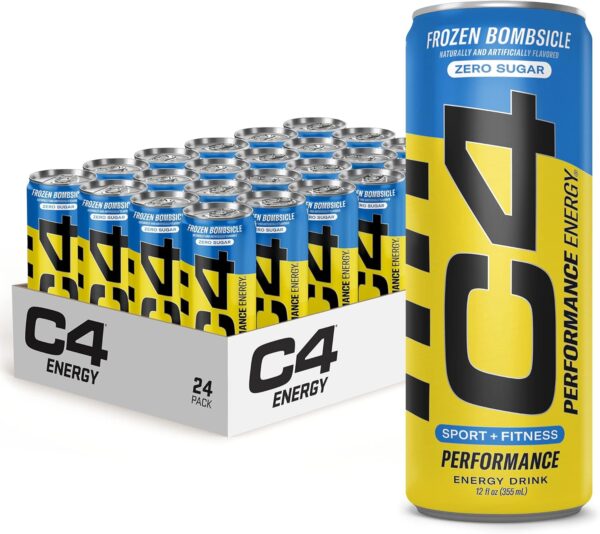 cellucor c4 energy drink zero azucar 16 oz (12 latas)