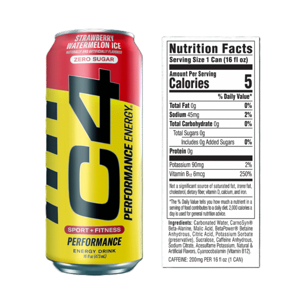 cellucor c4 energy drink zero azucar 16 oz (12 latas) - Image 2