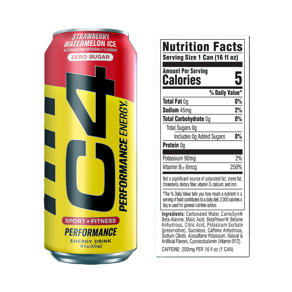 cellucor c4 energy drink zero azucar 16 oz (12 latas) - Image 2
