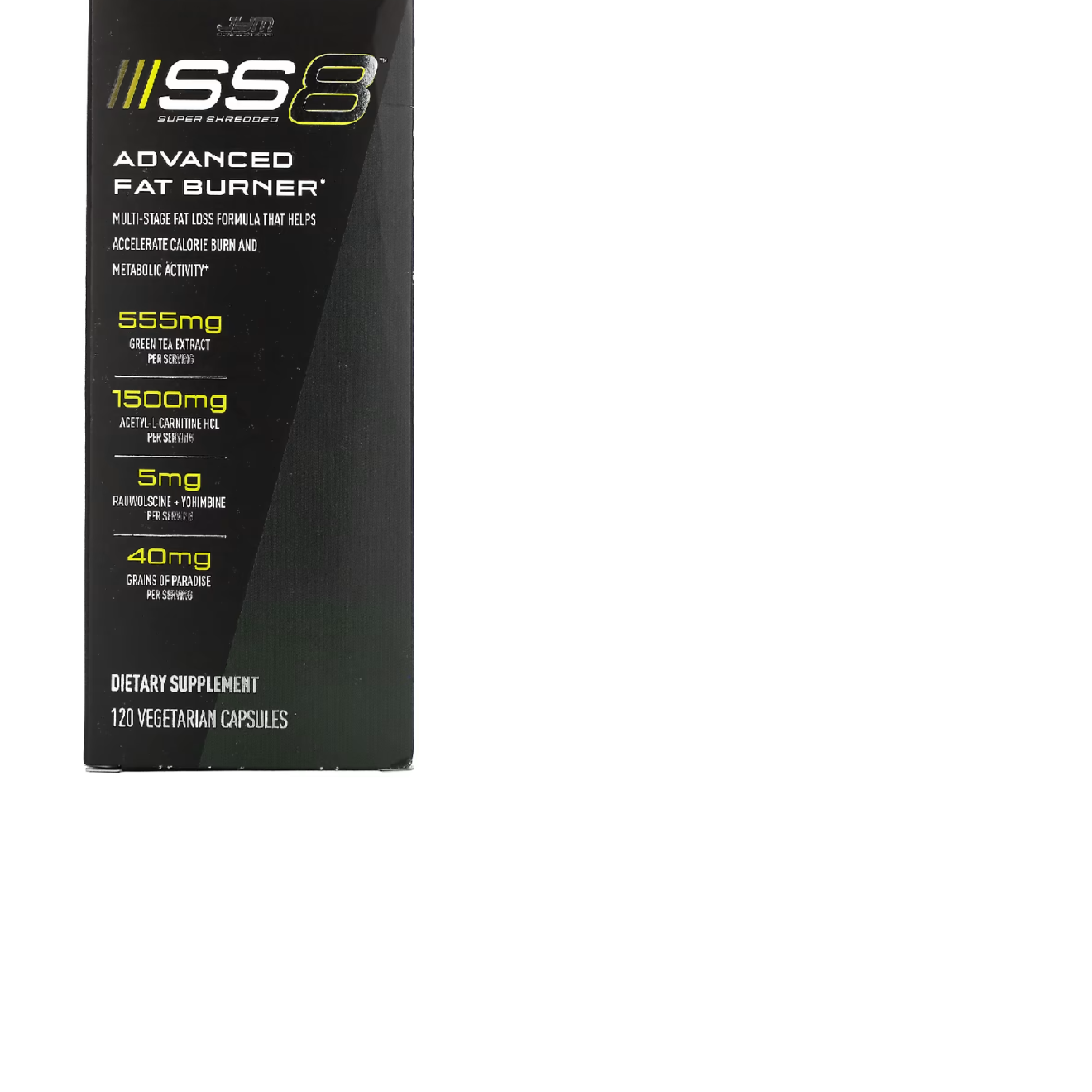 JYM SS8 SUPER SHREDDED FAT BURNER 120 CAPS Chutamax