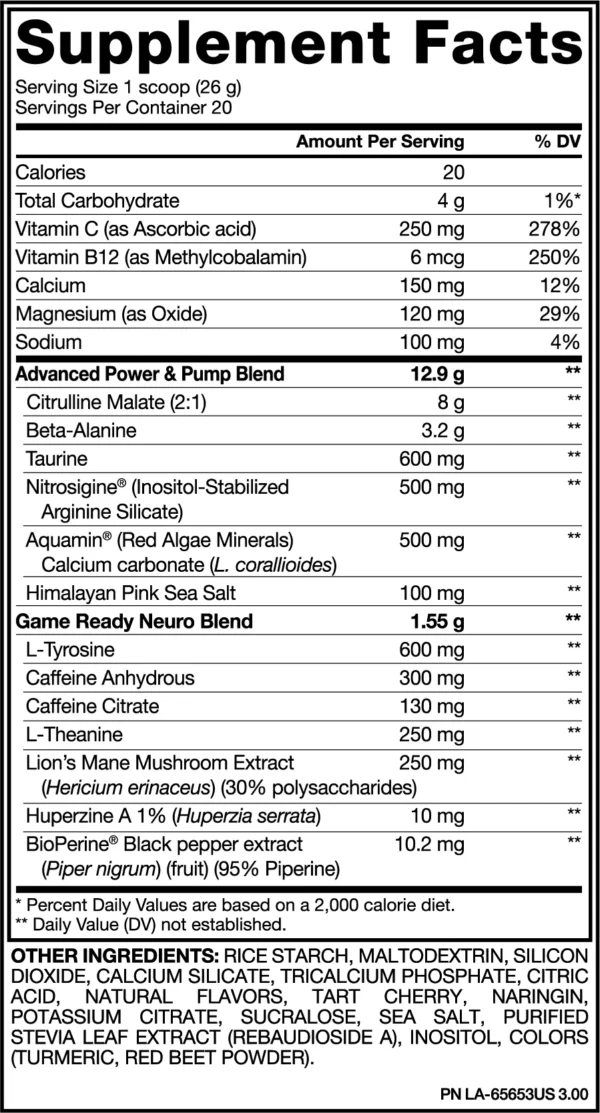 PVL DOMIN8 PRE-WORKOUT 20 SERV - Image 2