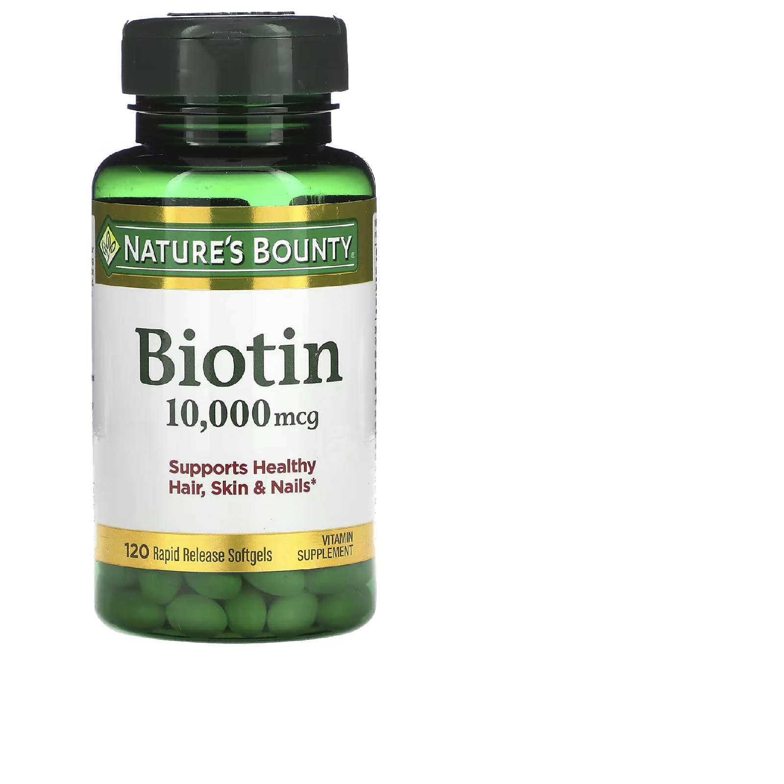 NATURES BOUNTY BIOTIN 10,000 MCG 120 CAPS – Chutamax