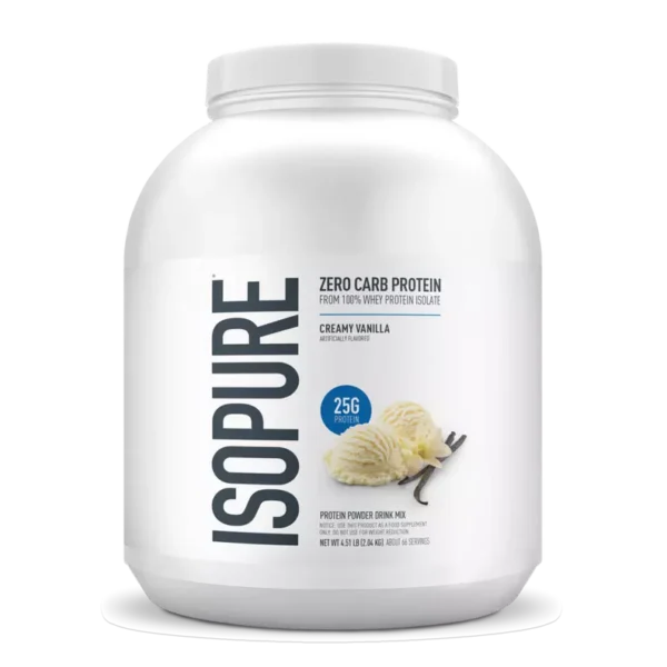 Isopure Zero Carbs 4.5 lb 66 servicios Vainilla
