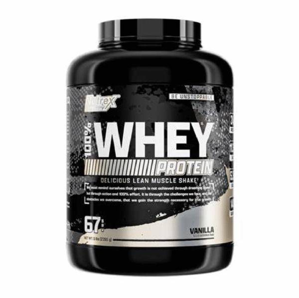 Nutrex 100% whey 5 lbs 64 servicios