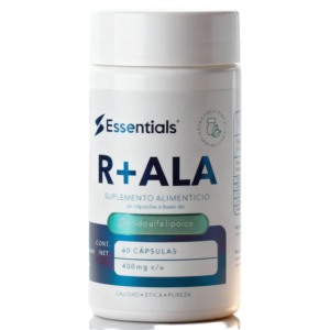 Essentials R-ALA Acido Alfa Lipoico 400 Mg 60 Capsulas