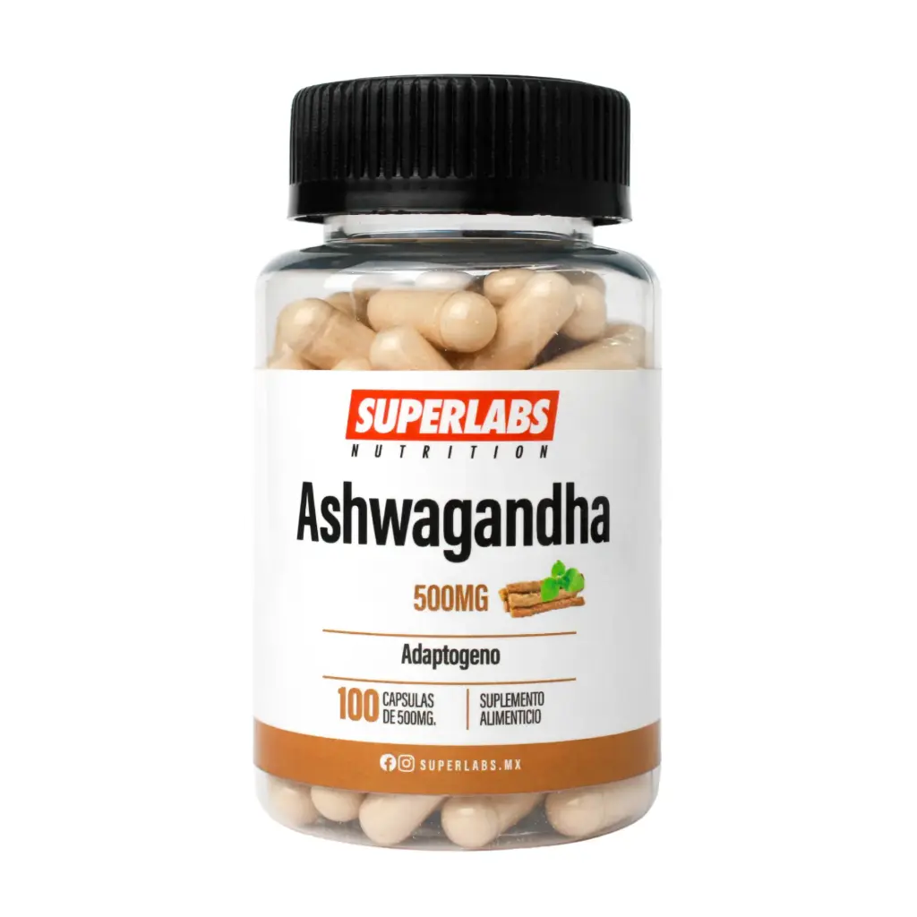 Superlabs Nutrition Ashwagandha 500mg 100 capsulas