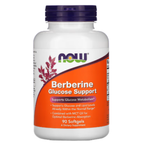 NOW FOODS BERBERINA AYUDA A METABOLIZAR LA GLUCOSA 90CAP