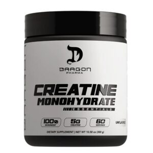 Dragon Pharma Creatina Monohidratada 300Gr 60 Porciones