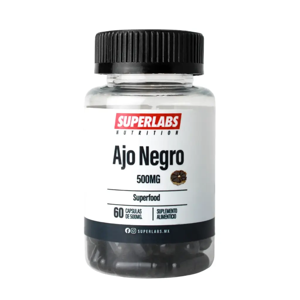 Superlabs Nutrition Ajo Negro 500mg 60 Cápsulas