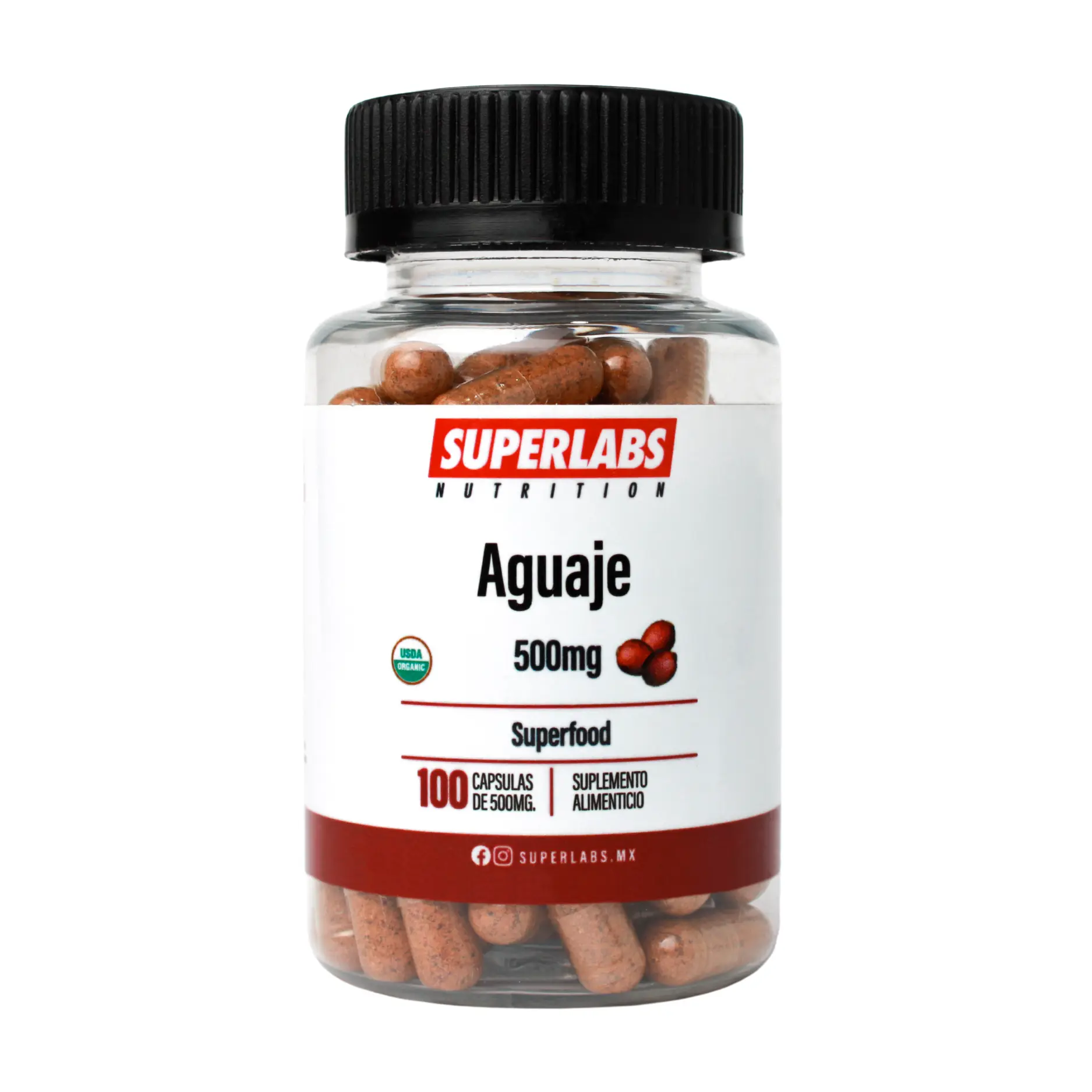 Superlabs Nutrition Aguaje 500 mg 100 Capsulas