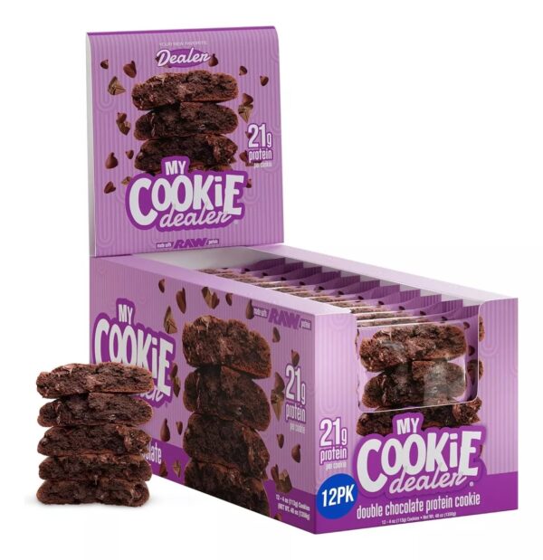 RAW NUTRITION MY COOKIE DEALER 12 GALLETAS DOUBLE CHOCOLATE