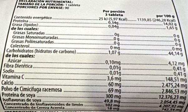 Nutrilite Black Cohosh cimicifuga con soya 90tbls - Image 2