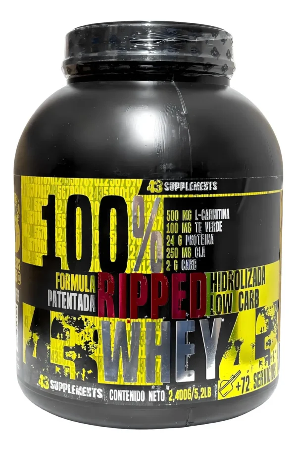 43 SUPPLEMENTS WHEY RIPPED 5LB 72SERVICIOS