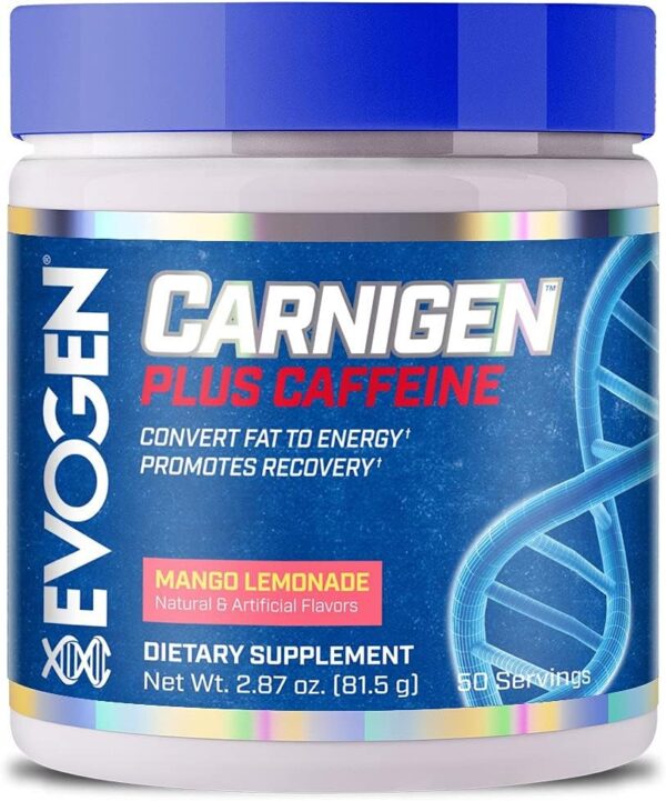 Evogen Carnigen Plus Caffeine 50 servicios Mango Lemonade
