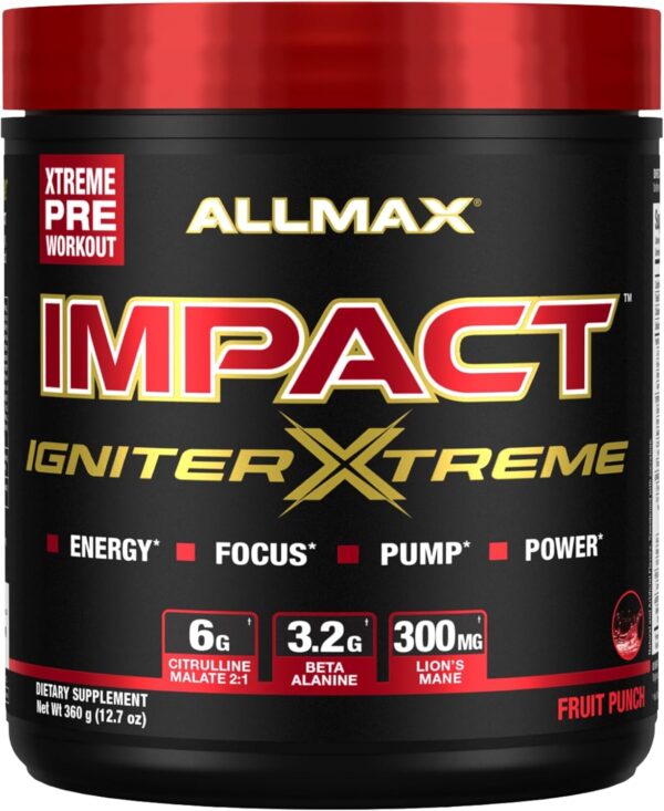 ALLMAX Nutrition Impact Igniter Extreme 360 gr 40 servicios