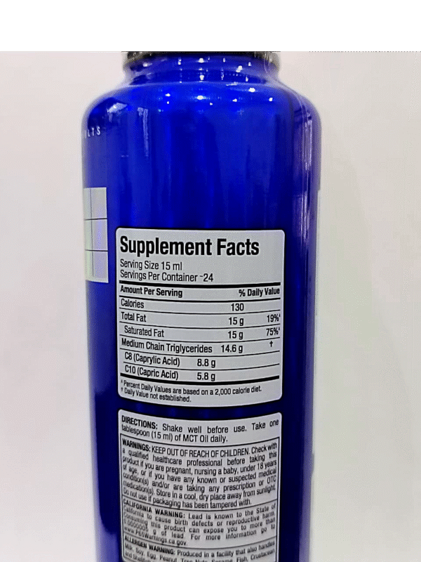 Allmax MCT Oil 12oz (355ml) 24 servicios - Image 2