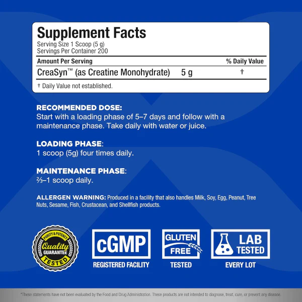 Allmax Creatine 1000g 200 servicios - Image 2
