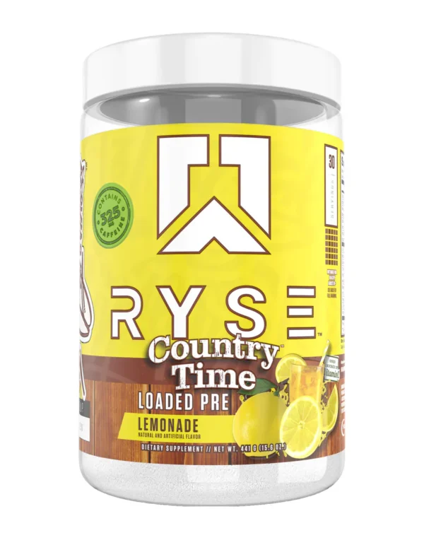 Ryse Up Loaded Pre Country Time Lemonade 411g 30 servicios