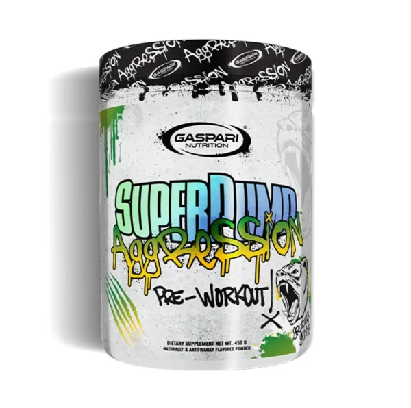 Gaspari Superpump Aggression 360g 40 servicios pre-work