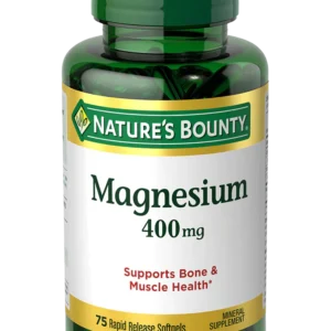 Nature's Bounty Magnesium 400mg 75 capsulas