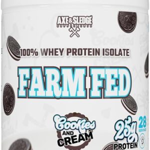 Axe & Sledge 100% Whey Protein Isolated 924g 28 servicios Cookies and Cream