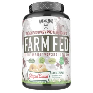 Axe & Sledge Farm Fed Grass Fed Whey Protein Isolate 840g 30 servicios Glazed Donut