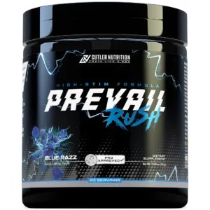 Jay Cutler Prevail Rush pre workout 308g 20 servicios