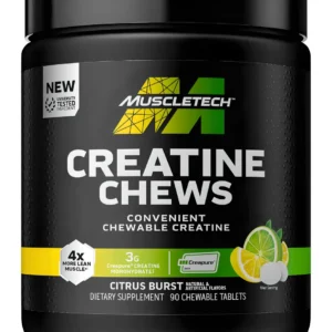 Muscletech Creatine Chews Creapure 90 tabletas Citrus Burst