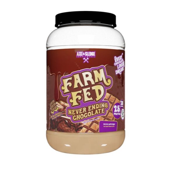 Axe & Sledge 100% Whey Protein Isolated 896g 28 servicios Never Ending Chocolate