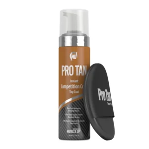 Muscle Up Pro Tan Instant Competition Color 207ml Con Aplicador Mousse bronceadora caoba ultra oscura
