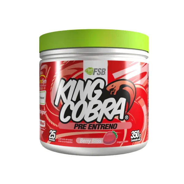 FSB King Cobra Pre Entreno 350g 25 servicios