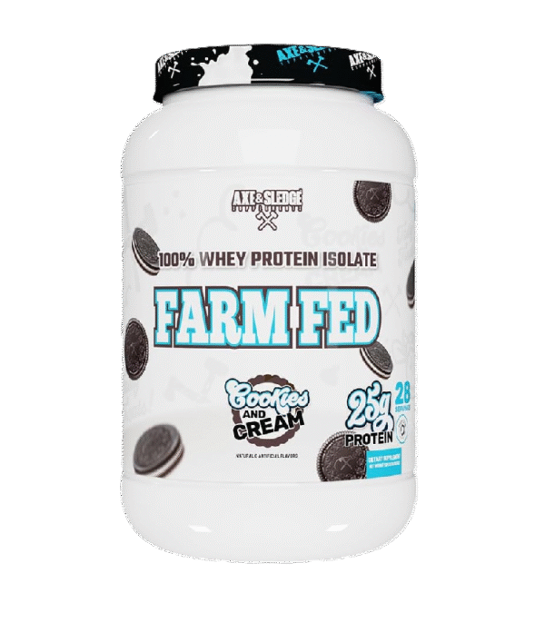 Axe & Sledge Farm Fed Protein 924g 28 servicios Cookies and Cream