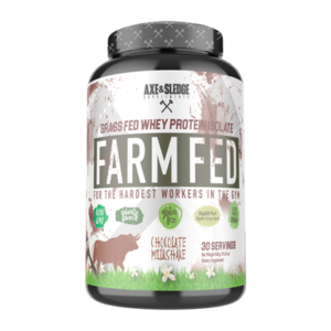 Axe & Sledge Farm Fed Grass Fed Whey Protein Isolate 840g 30 servicios Chocolate Milkshake