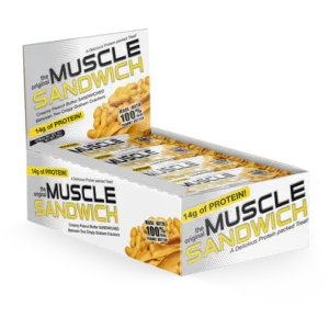 Muscle Sandwich 14g de proteina 12 barras