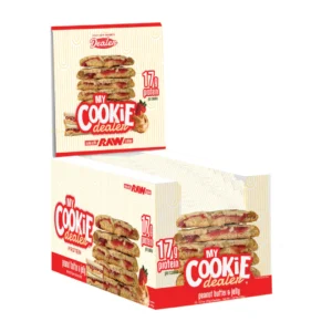 RAW NUTRITION MY COOKIE DEALER 12 GALLETAS PEANUT BUTTER & JELLY
