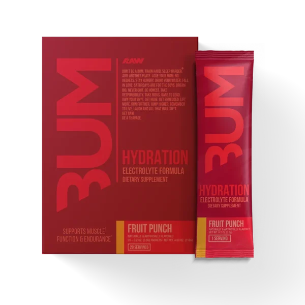 Raw CBUM Hydration 20 sticks 5.8g c/u
