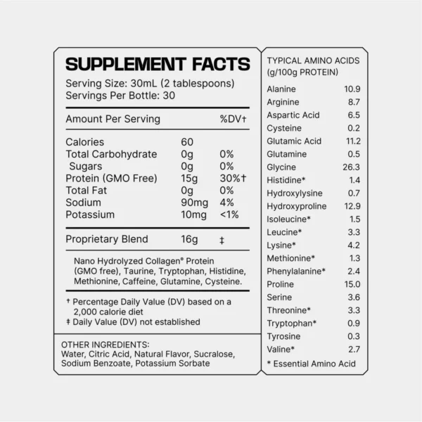 Frog Fuel Power Protein Collagen Protein Caffein Free 24 shots Berry Flavor - Image 2