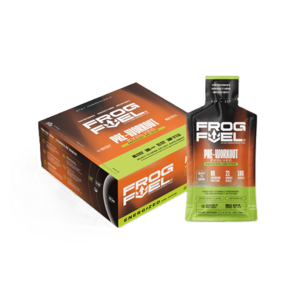 Frog Fuel Ultra Energized Pre-Workout Caffeine 24 shots Mixed Berry - Image 3