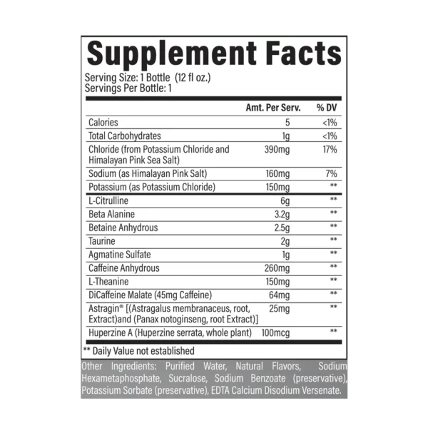 Raw Thavage Drink Pre-workout 12oz- 12 PACK - Image 2